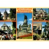 Rüdesheim am Rhein Niederwalddenkmal Drosselgasse et maisons à colombages carte postale