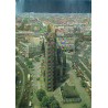 Berlin Kaiser-Wilhelm-Gedächtniskirche vue aérienne Kurfürstendamm carte postale 1985