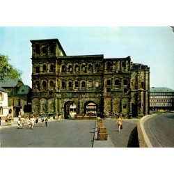 Trier Porta Nigra Allemagne carte postale ancienne Trèves porte romaine monument historique