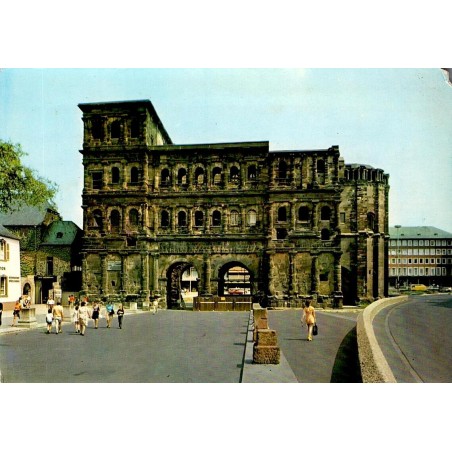 Trier Porta Nigra Allemagne carte postale ancienne Trèves porte romaine monument historique