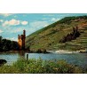 Bingen am Rhein Mäuseturm château Ehrenfels Allemagne carte postale ancienne Rhin vignobles bateau