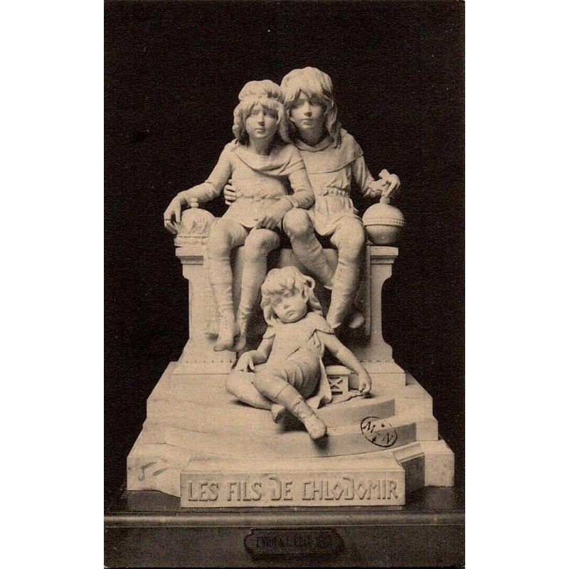 Carte postale ancienne Musée des Beaux-Arts de Nantes- Boisseau – Les Enfants de Clodomir