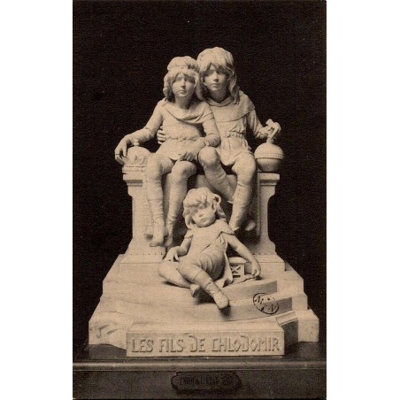 Carte postale ancienne Musée des Beaux-Arts de Nantes- Boisseau – Les Enfants de Clodomir