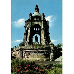 Porta Westfalica Kaiser Wilhelm Denkmal monument Guillaume Ier Wittekindberg Allemagne carte postale