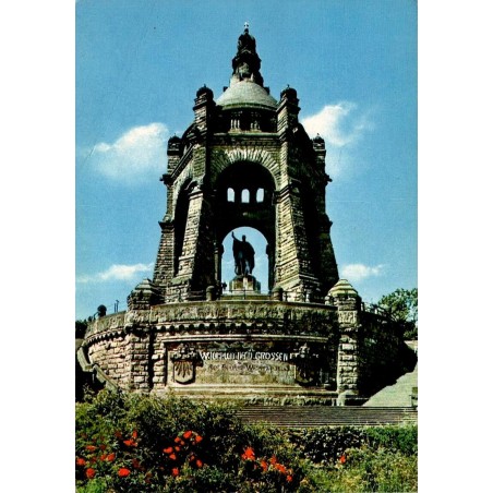 Porta Westfalica Kaiser Wilhelm Denkmal monument Guillaume Ier Wittekindberg Allemagne carte postale