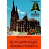 Cologne Kölner Dom cathédrale de Cologne Deutsche Glocke Rhin Allemagne carte postale ancienne