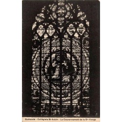 Carte postale ancienne du Couronnement de la Sainte Vierge à la collégiale Saint-Aubin de Guérande