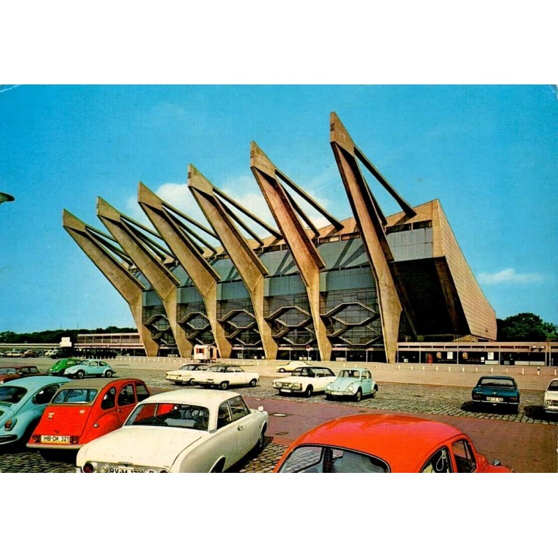 Bremen Stadthalle Voitures Anciennes Allemagne Carte Postale