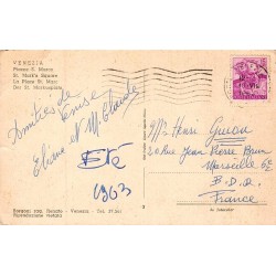 Carte Postale Ancienne Venise Place Saint-Marc Campanile