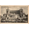Rome monument Victor-Emmanuel II Vittoriano animé sur la Piazza Venezia carte postale ancienne