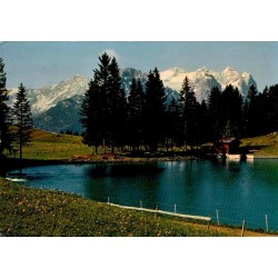 CPSM Hasliberg Bidmi Suisse lac alpin et groupe du Wetterhorn dans l'Oberland bernois