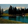 CPSM Hasliberg Bidmi Suisse lac alpin et groupe du Wetterhorn dans l'Oberland bernois