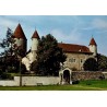 CPSM Bulle Suisse château médiéval et tours fortifiées dans le canton de Fribourg