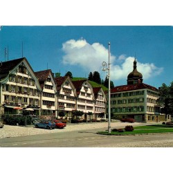 CPM Gais Suisse Dorfplatz maisons traditionnelles et architecture appenzelloise
