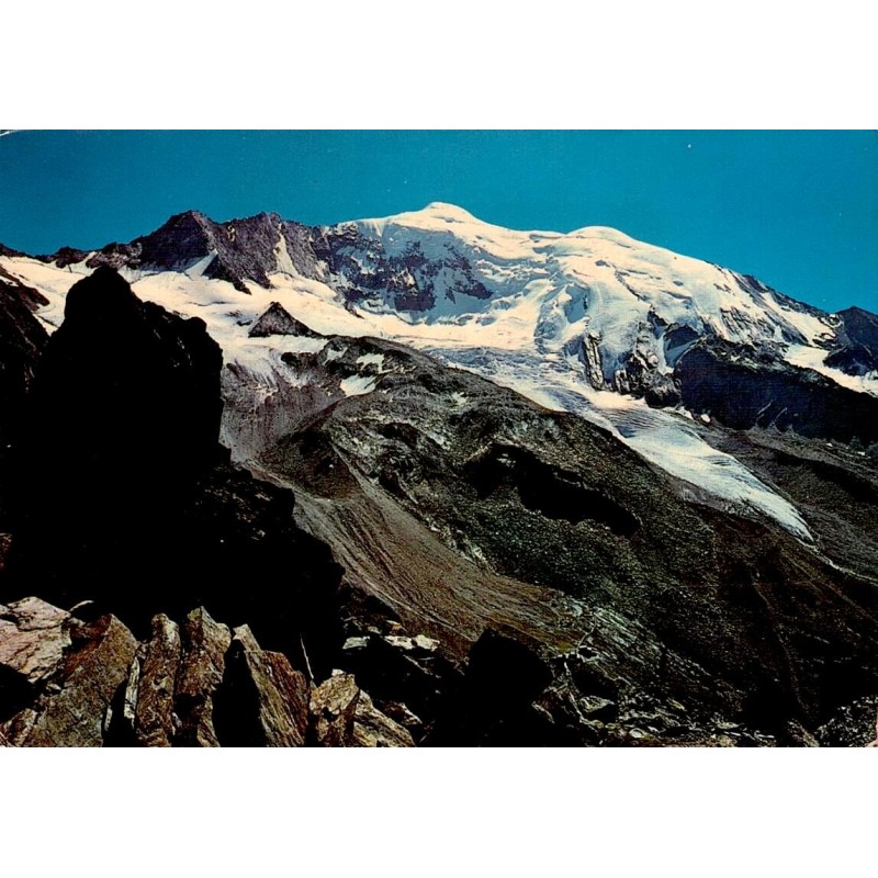 CPSM Saas-Tal Suisse Weissmieshütte SAC et glacier du Weissmies 4023 mètres Valais