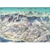 CPSM Sörenberg Entlebuch Suisse domaine skiable pistes remontées mécaniques panorama 1978