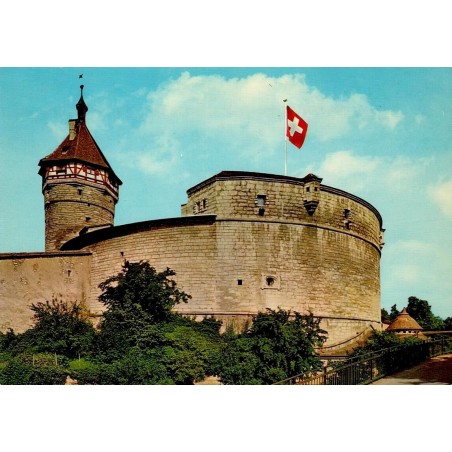 CPSM Schaffhausen Munot Suisse forteresse historique Photoglob Zürich