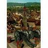 CPSM Schaffhausen vieille ville canons Munot église Saint-Jean Suisse