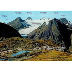 CPM col du Nufenen glacier de Gries sommets alpins Valais Suisse