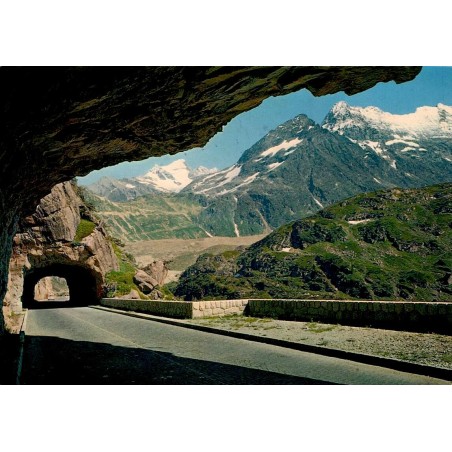 Sustenstrasse col du Susten tunnels Sustenhörner Alpes suisses CPSM