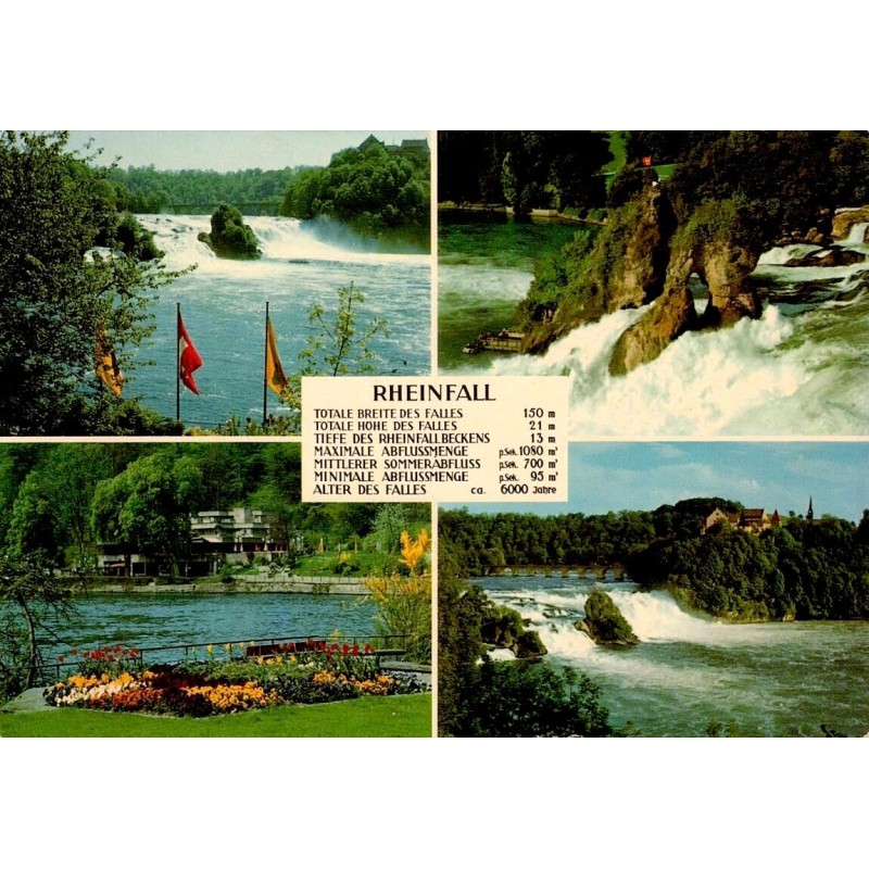 Neuhausen am Rheinfall chutes du Rhin Suisse CPSM multivues