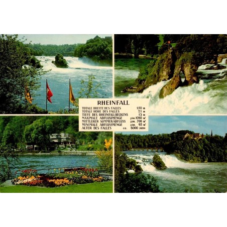 Neuhausen am Rheinfall chutes du Rhin Suisse CPSM multivues