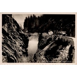 Grimselstrasse Handeggfall ancienne route alpine cascade Suisse CPSM