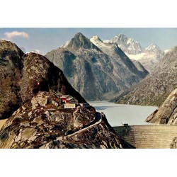 Grimsel Hospiz lac barrage Alpes suisses carte postale CPSM