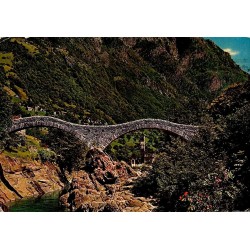 Lavertezzo Ponte dei Salti Val Verzasca Tessin Suisse CPSM