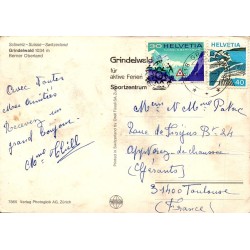 Grindelwald Oberland bernois Grindelwalder Lied Suisse CPSM