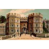 CPA Windsor Castle Henry VIII Gateway château de Windsor Angleterre