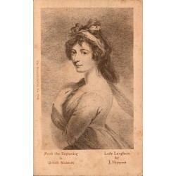 CPA Londres British Museum portrait Lady Langham par John Hoppner Wrench Series 7704