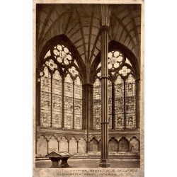CPA Londres Westminster Abbey Chapter House intérieur 1930