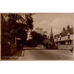 CPA Stafford Lichfield Road Staffordshire Angleterre vue ancienne 1930