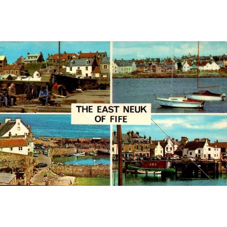 CPSM East Neuk of Fife St Monance Elie Crail Anstruther Écosse 1971