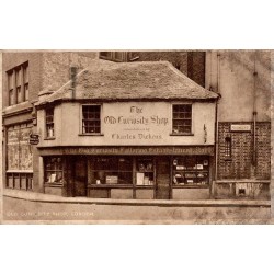 CPA Old Curiosity Shop Londres Charles Dickens 1930