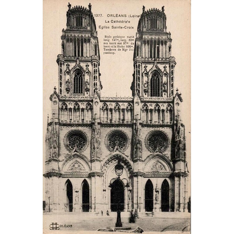 1377 - ORLEANS - La cathédrale - Eglise Sainte Croix