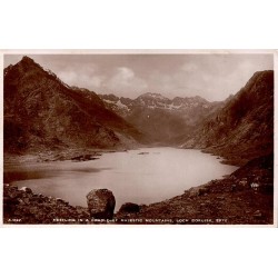 CPSM île de Skye Loch Coruisk entouré des montagnes des Cuillin en Écosse