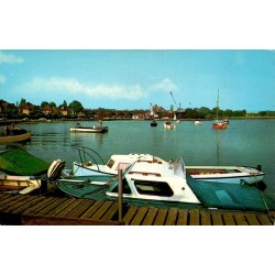 CPSM Fareham The Creek bateaux de plaisance et installations portuaires Hampshire