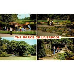 CPSM Liverpool The Parks of Liverpool Sefton Park Calderstones Angleterre