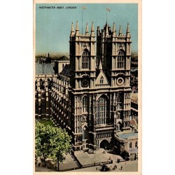 CPSM London Westminster Abbey façade occidentale de l’abbaye de Westminster