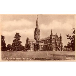 CPA Salisbury Cathedral Wiltshire Angleterre vue nord-ouest Frith