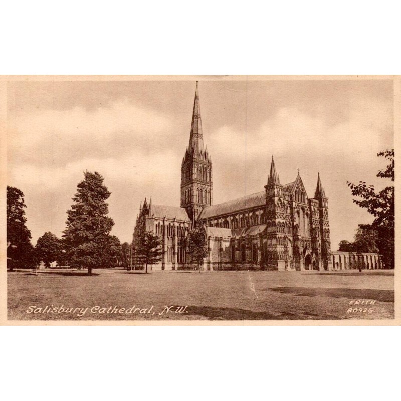 CPA Salisbury Cathedral Wiltshire Angleterre vue nord-ouest Frith