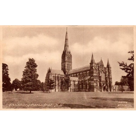 CPA Salisbury Cathedral Wiltshire Angleterre vue nord-ouest Frith