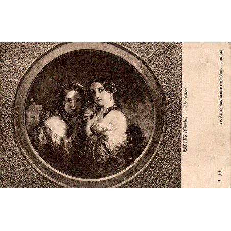 CPA Baxter The Sisters Victoria and Albert Museum Londres publicité Horsine