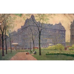 CPA Londres Grosvenor Hotel Victoria Station Raphael Tuck 1930