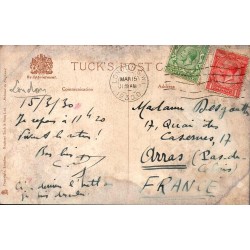 Londres Grosvenor Hotel Victoria Station CPA Tuck 1930