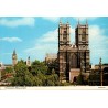 CPSM Londres abbaye de Westminster et Big Ben en Angleterre vers 1973