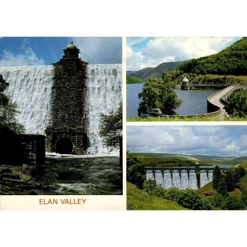 CPM Elan Valley barrages de Pen-y-Garreg et Craig Goch au Pays de Galles