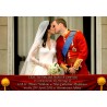 Prince William Catherine Middleton mariage royal 2011 Buckingham Palace Londres CPM